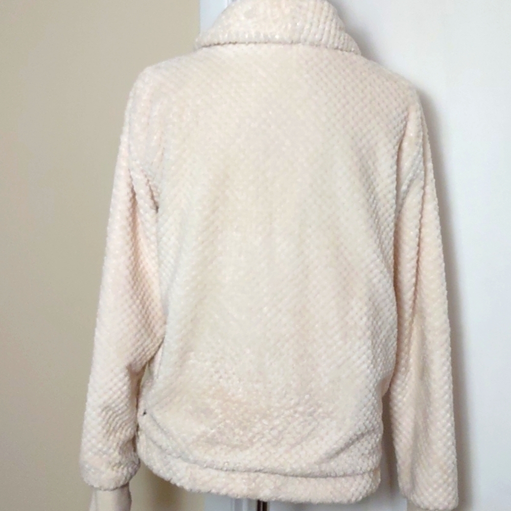 ZELLA Plush Pile Zip Jacket Size Medium - Picture 5 of 9